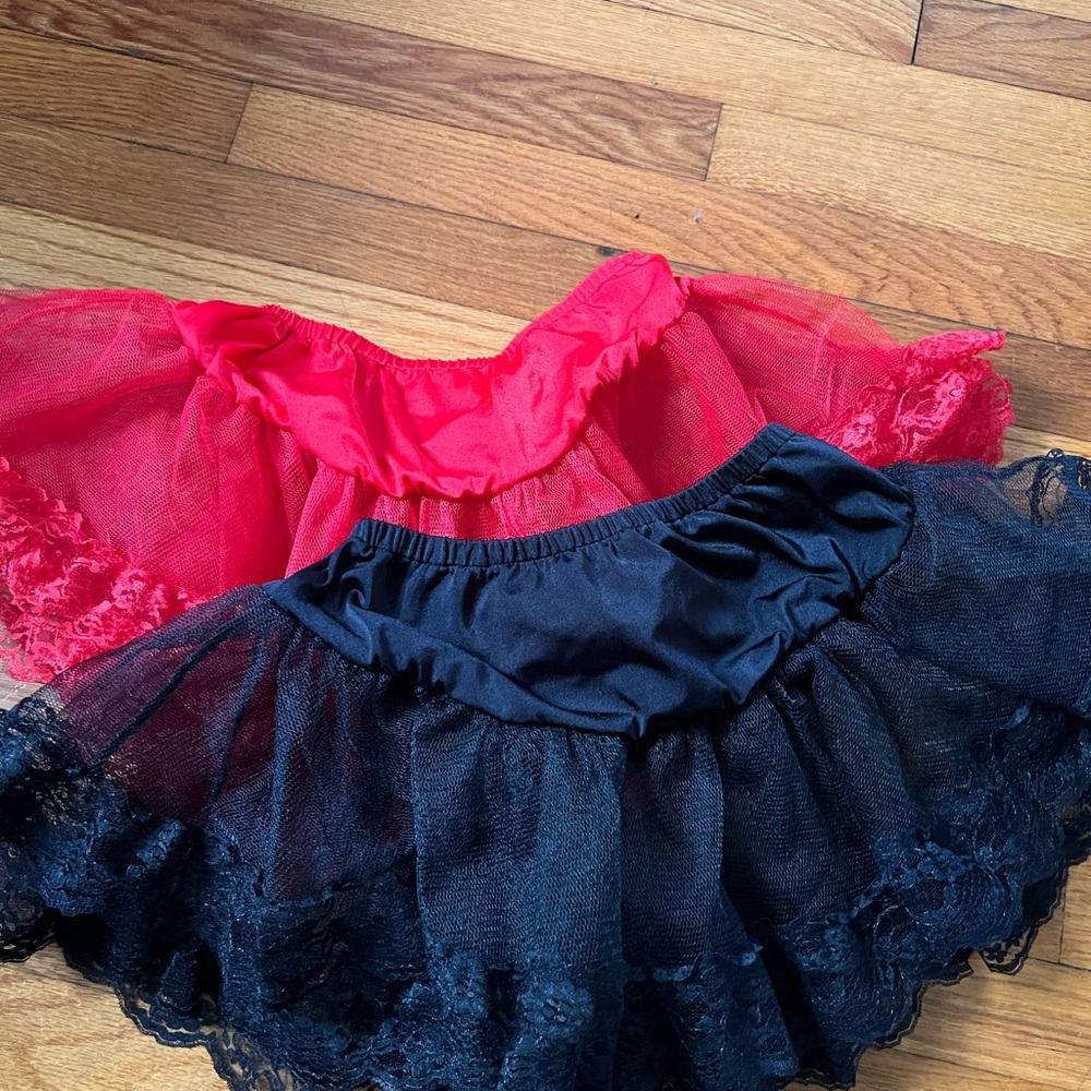 Leg Avenue Red & Black Petticoats